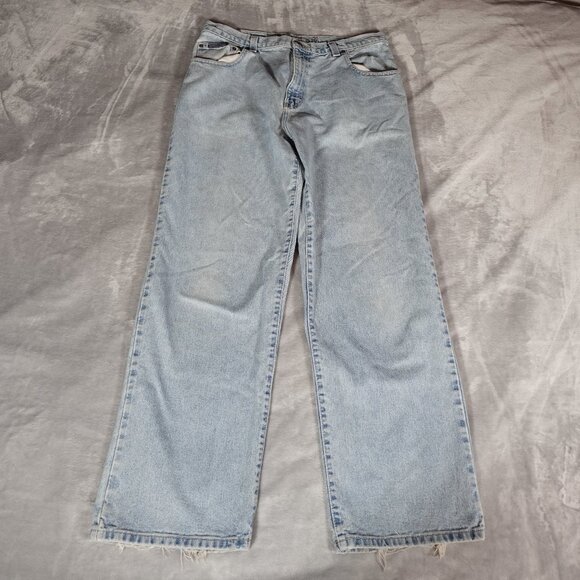 Quiksilver Other - Vintage Quiksilver Wide Leg Denim Jeans Mens 36 (Fits 34x31) Skater Baggy Y2K